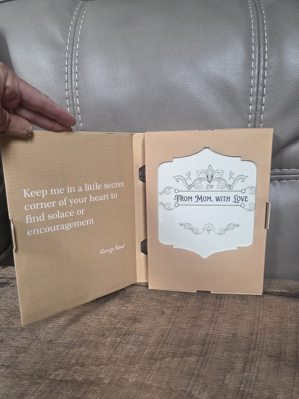 From Mom With Love Personalized Keepsake Journal Letter Book Brand New 1Q